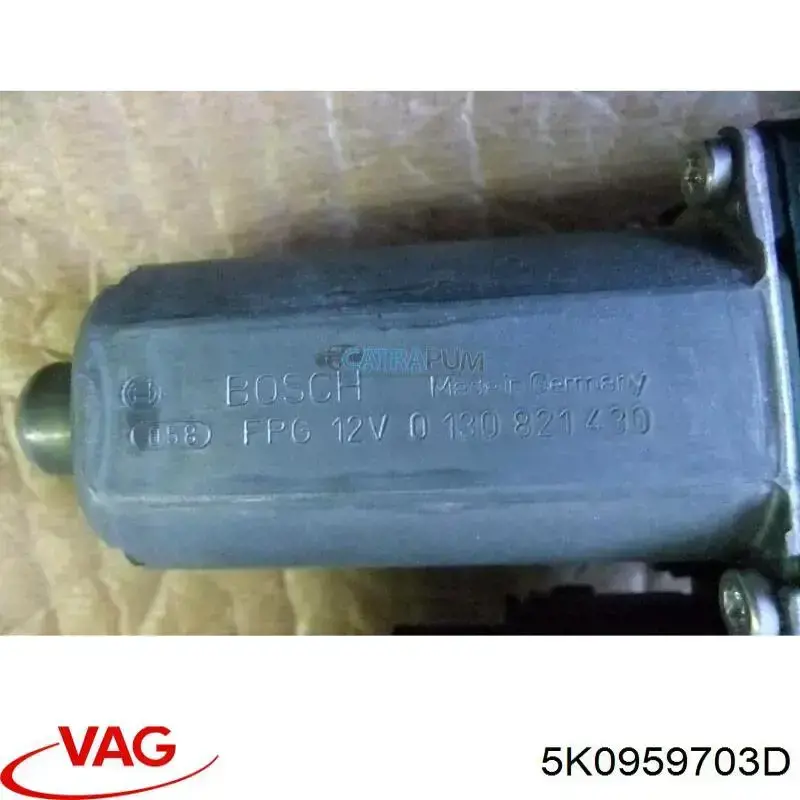 Comprar 5K0959703D VAG Motor del elevalunas de la puerta trasera izquierda