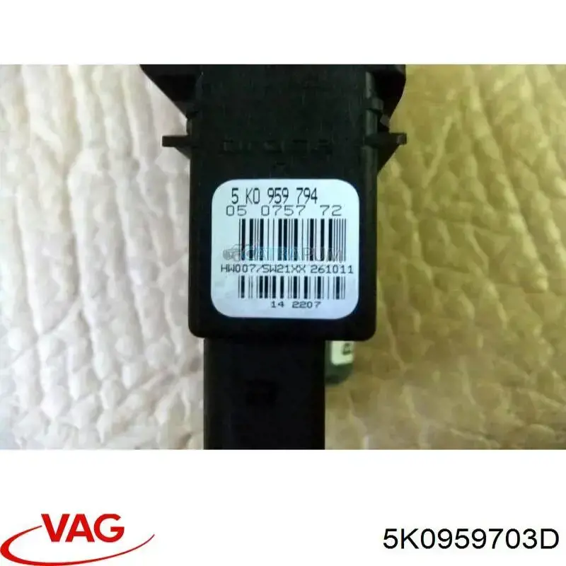 Motor del elevalunas de la puerta trasera izquierda VAG 5K0959703D