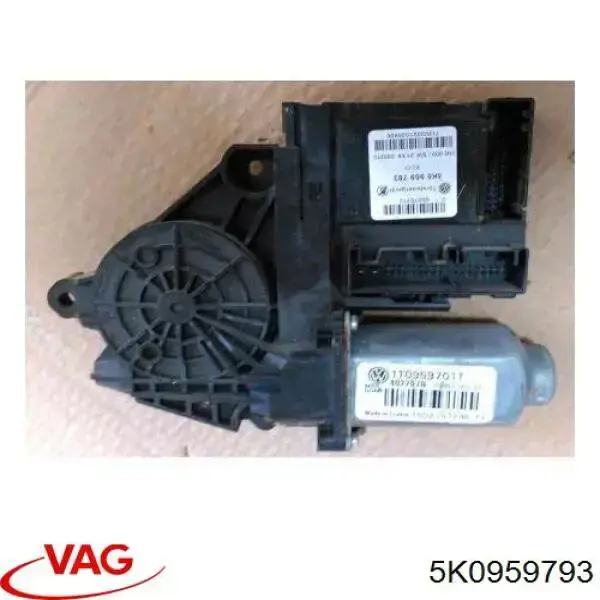 5K0959793 VAG motor eléctrico, elevalunas, puerta delantera izquierda