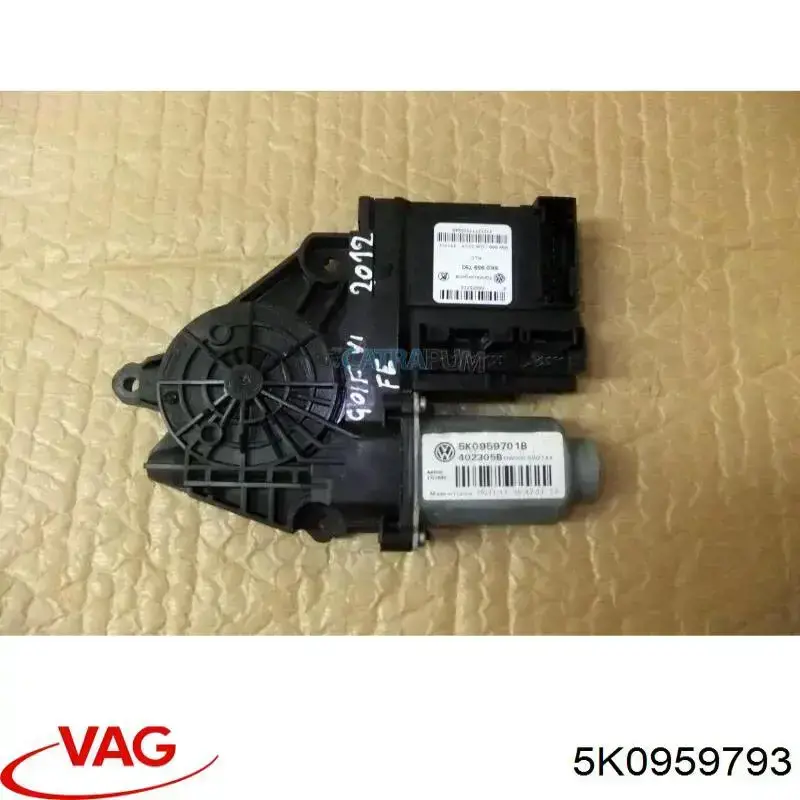 Motor eléctrico, elevalunas, puerta del conductor VAG 5K0959793 precio, desde 77,14 EUR