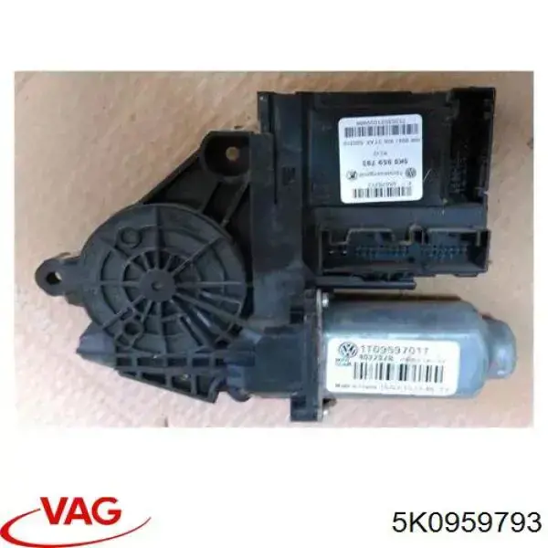 5K0959793 VAG Motor elevalunas, puerta delantera izquierda
