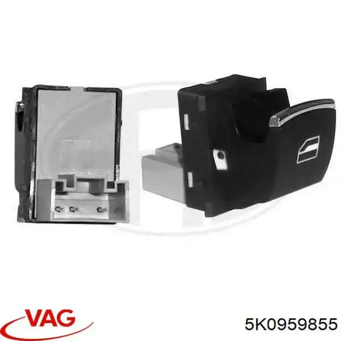 Comprar 5K0959855 VAG Botón de encendido del motor del elevalunas trasero