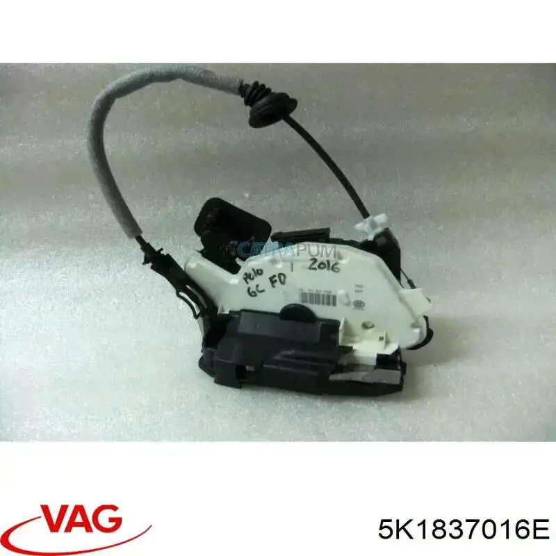 Cerradura de puerta delantera derecha 5K1837016E VAG