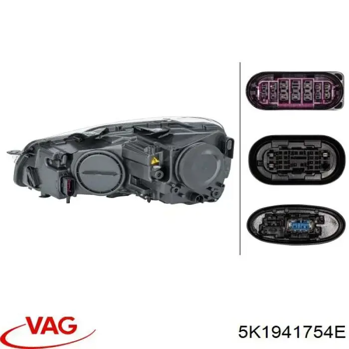 Faro derecho VAG 5K1941754E precio, desde 754,13 EUR