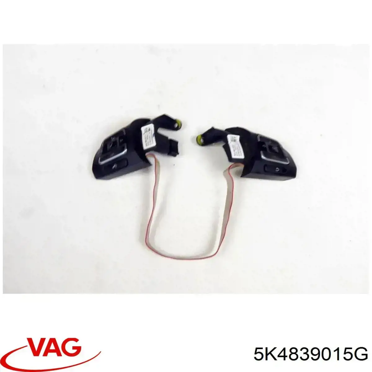 Cerradura de puerta trasera izquierda 5K4839015G VAG