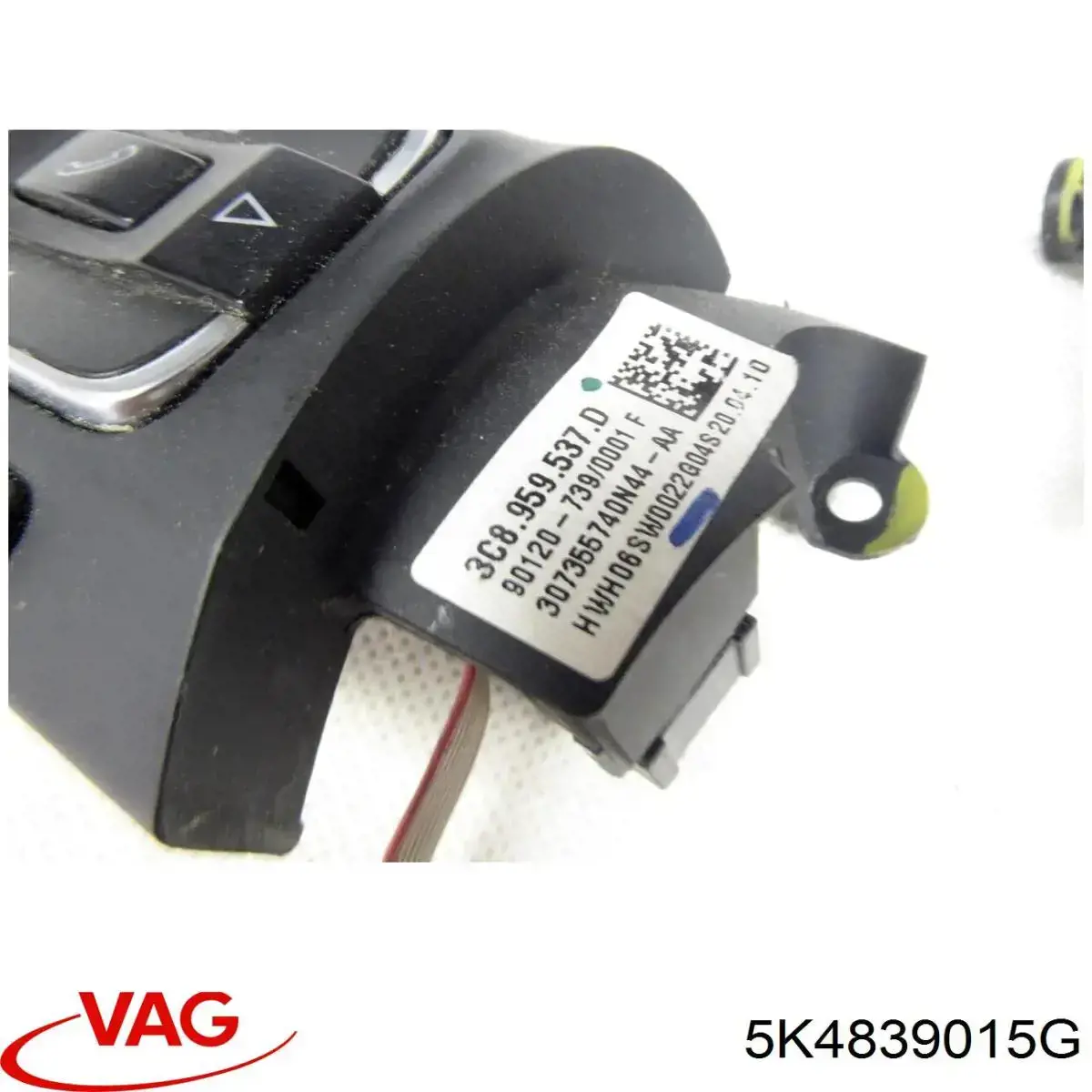 Cerradura de puerta trasera izquierda VAG 5K4839015G
