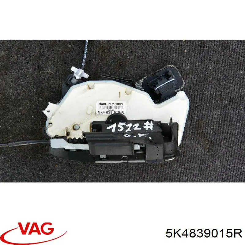 Cerradura de puerta trasera izquierda 5K4839015R VAG