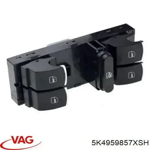 Comprar 5K4959857XSH VAG Interruptor de elevalunas delantera izquierda