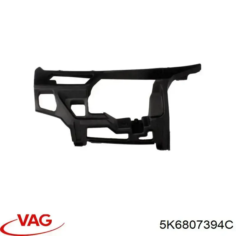 5K6807394C VAG soporte de guía para parachoques trasero, derecho