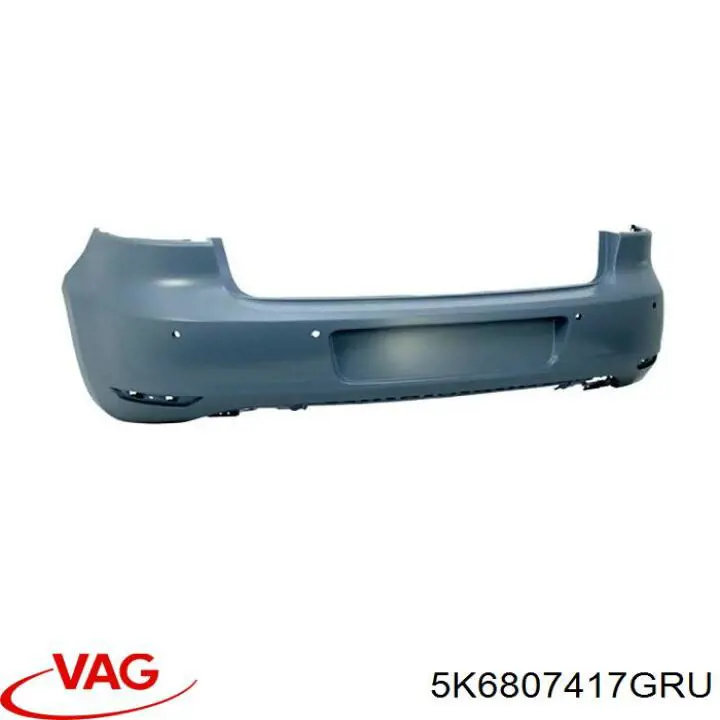 5K6807417GRU VAG Defensa trasero