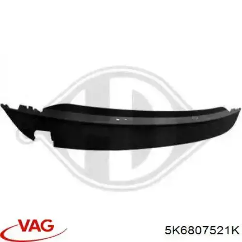Alerón del parachoques trasero VAG 5K6807521K precio, desde 38,28 EUR