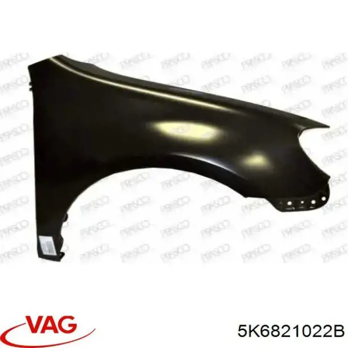 Guardabarros delanteros derecho VAG 5K6821022B precio, desde 72,66 EUR