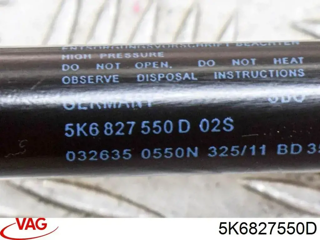 Amortiguador de maletero VAG 5K6827550D precio, desde 12,15 EUR