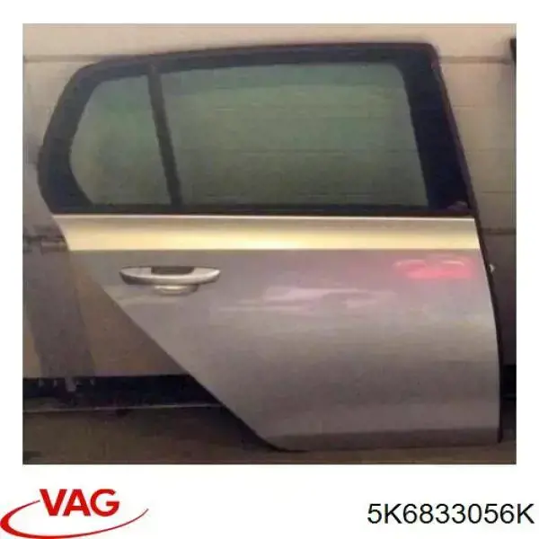 Puerta trasera derecha Volkswagen Golf 6 (5K1)