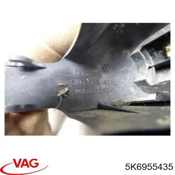 Tapa de la tuerca del brazo del limpiaparabrisas trasero 5K6955435 VAG
