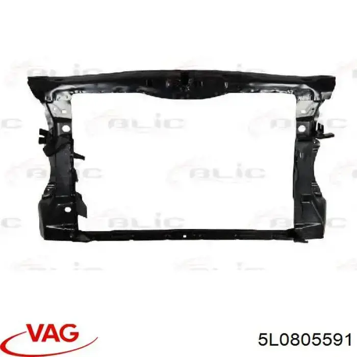 5L0805591 VAG soporte de radiador completo