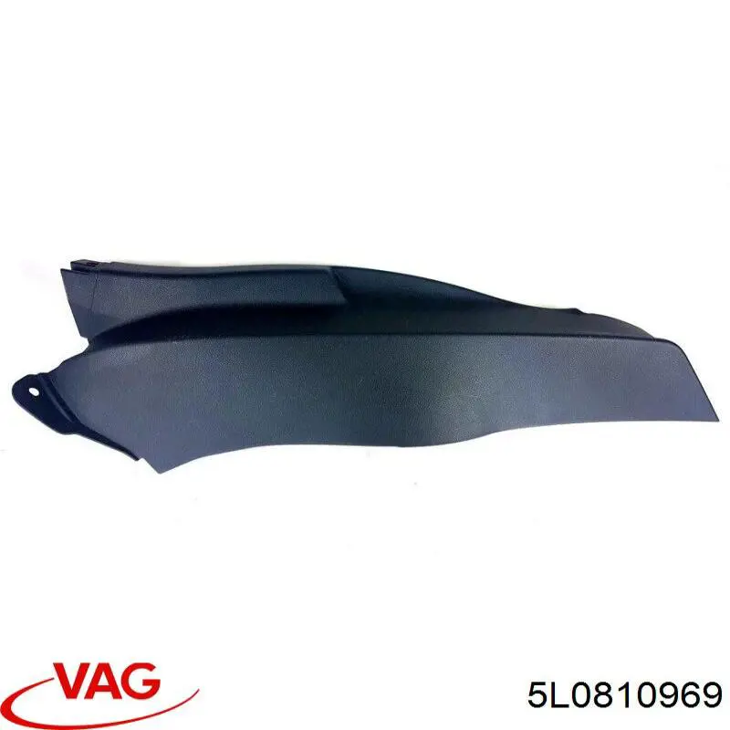 Guardabarros interior izquierdo trasero 5L0810969 VAG