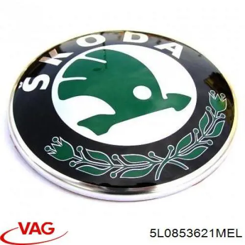 5L0853621MEL VAG emblema de tapa de maletero