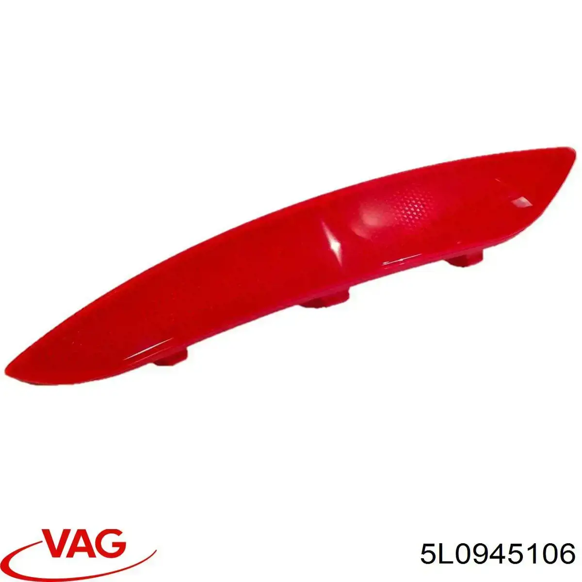 5L0945106 VAG reflector, parachoques trasero, derecho