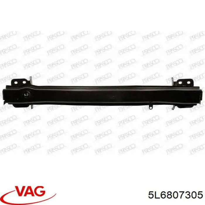 5L6807305 VAG refuerzo paragolpes trasero