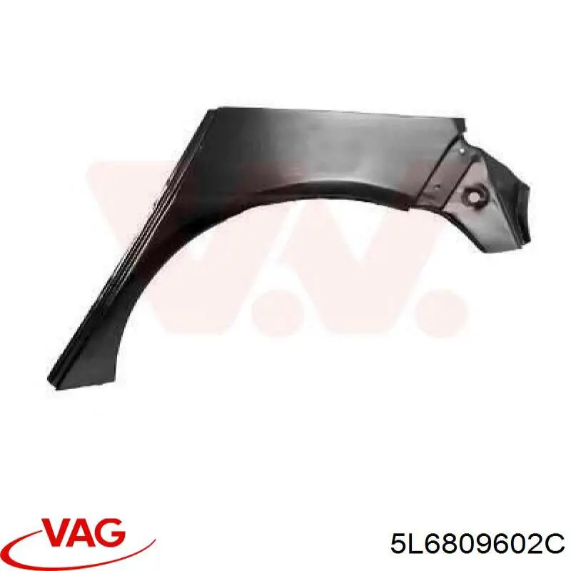 Chapa de acceso derecha para Skoda Yeti (5L)