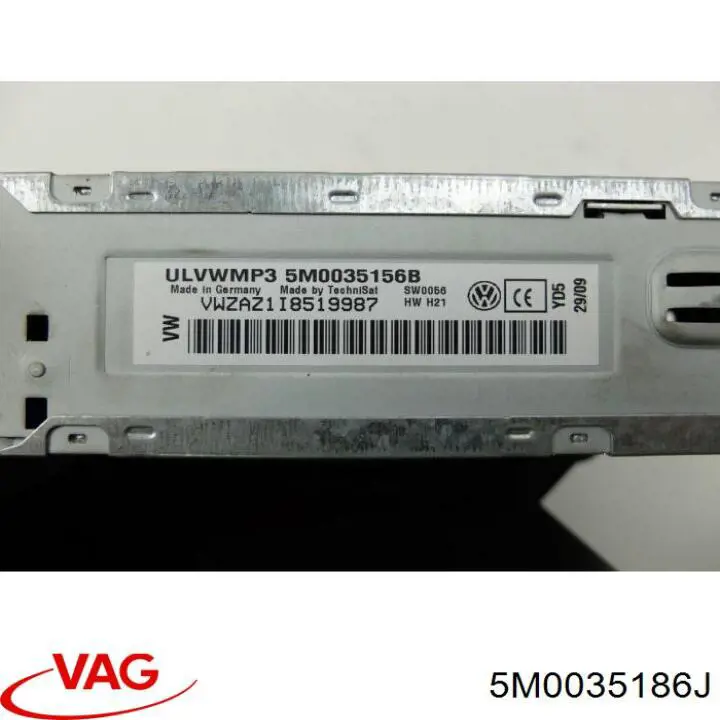 Radio AM/FM universal VAG 5M0035186J precio, desde 97,28 EUR