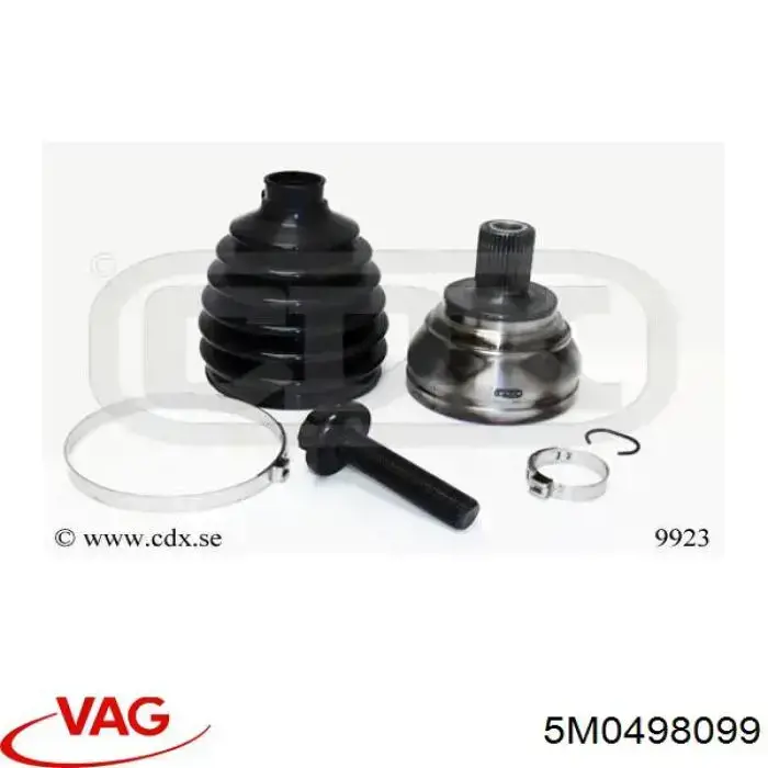 Junta homocinética exterior delantera VAG 5M0498099 precio, desde 40,99 EUR