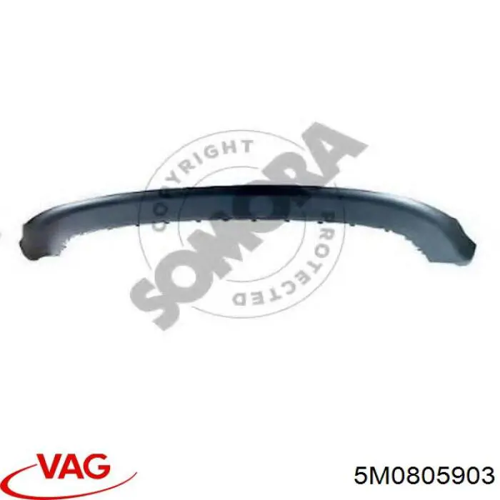 Alerón parachoques delantero VAG 5M0805903 precio, desde 61,90 EUR