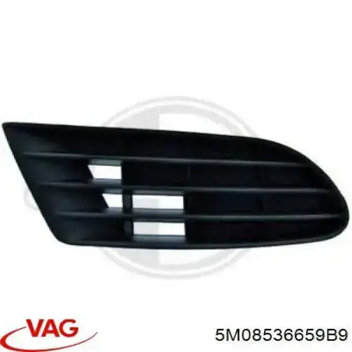 Tapa de rejilla de faro antiniebla delantero izquierdo VAG 5M08536659B9 precio, desde 12,07 EUR