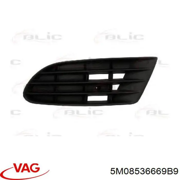 Comprar 5M08536669B9 VAG Tapa de rejilla de faro antiniebla delantero derecho