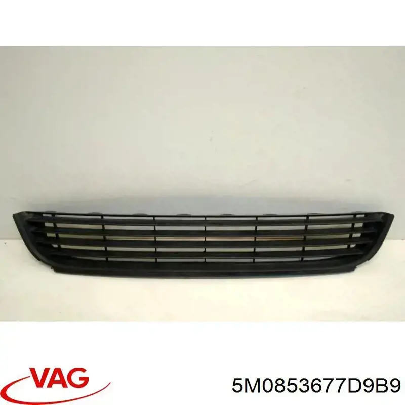 Rejilla de ventilación, parachoques delantero, central para Volkswagen Golf (521)