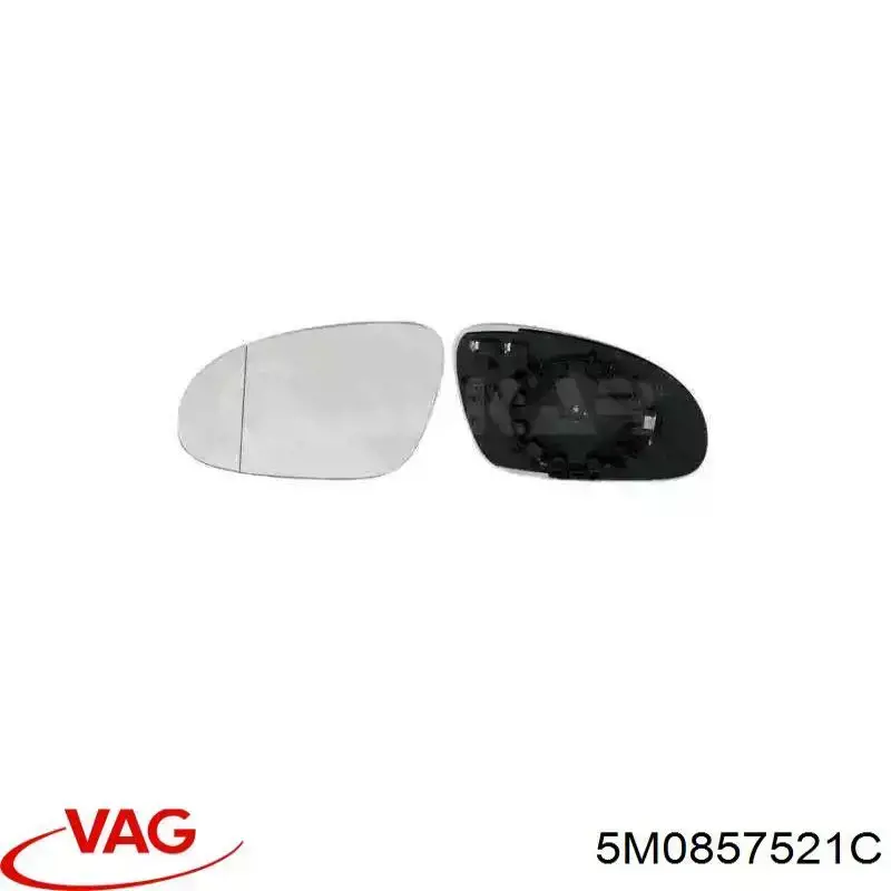 Cristal de espejo retrovisor exterior izquierdo 5M0857521C VAG