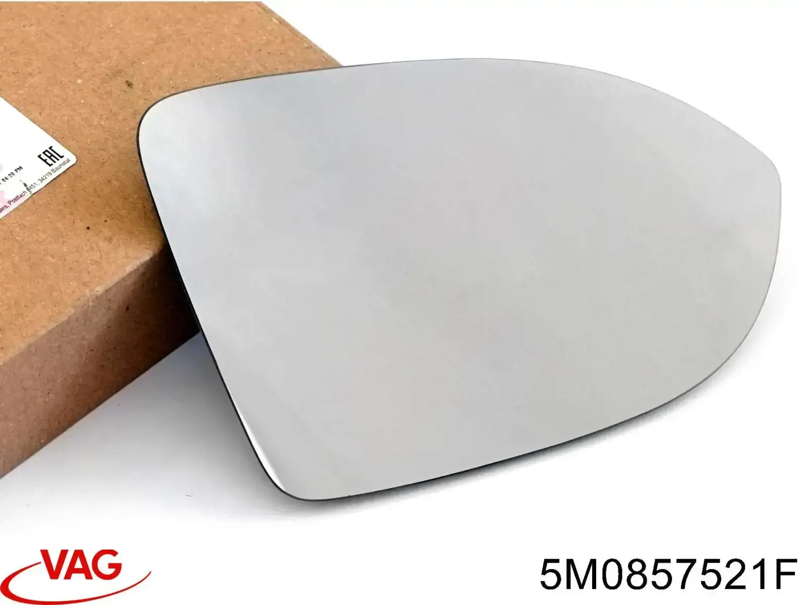 5M0857521F VAG Cristal de espejo retrovisor exterior izquierdo