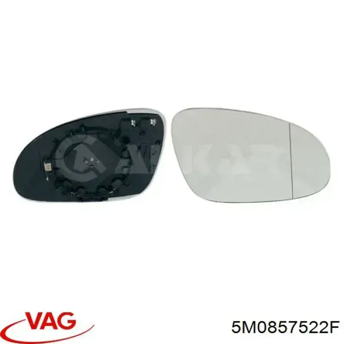 Cristal de retrovisor exterior derecho VAG 5M0857522F