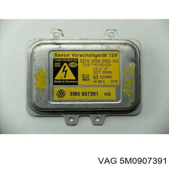 Unidad de control de xenón VAG 5M0907391 precio, desde 45,01 EUR