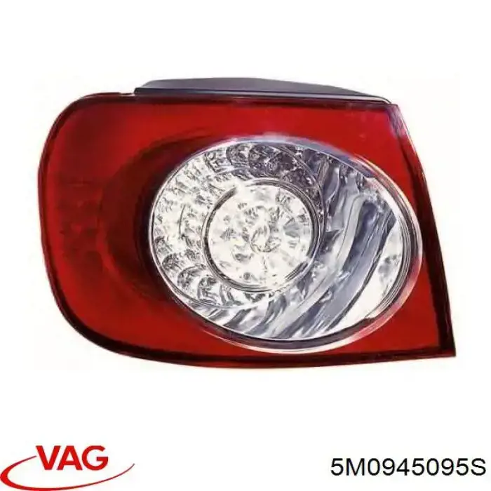 Piloto trasero exterior izquierdo 5M0945095S VAG