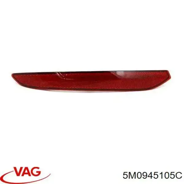 Reflector trasero izquierdo del parachoques VAG 5M0945105C precio, desde 43,27 EUR