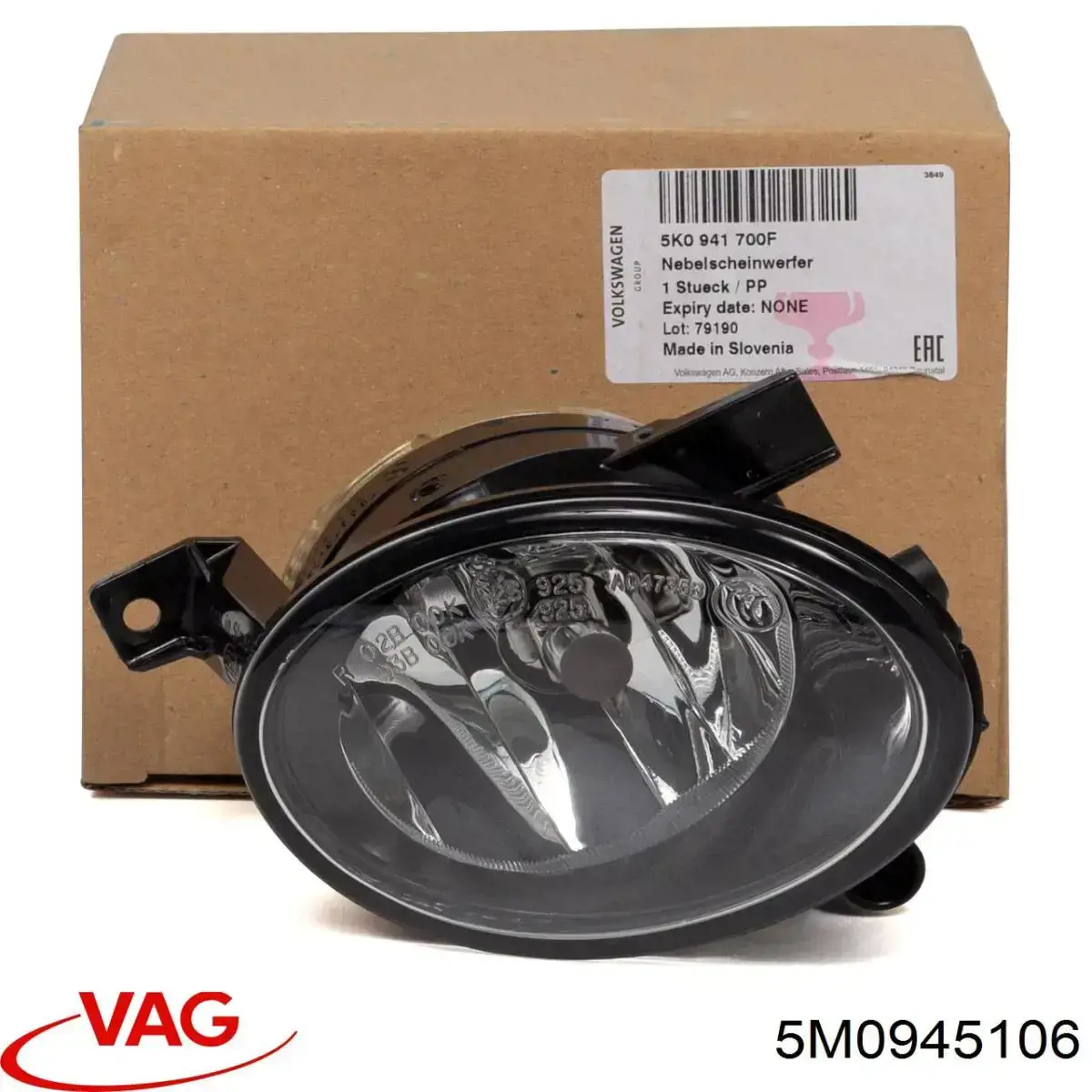 Reflector del parachoques trasero derecho 5M0945106 VAG