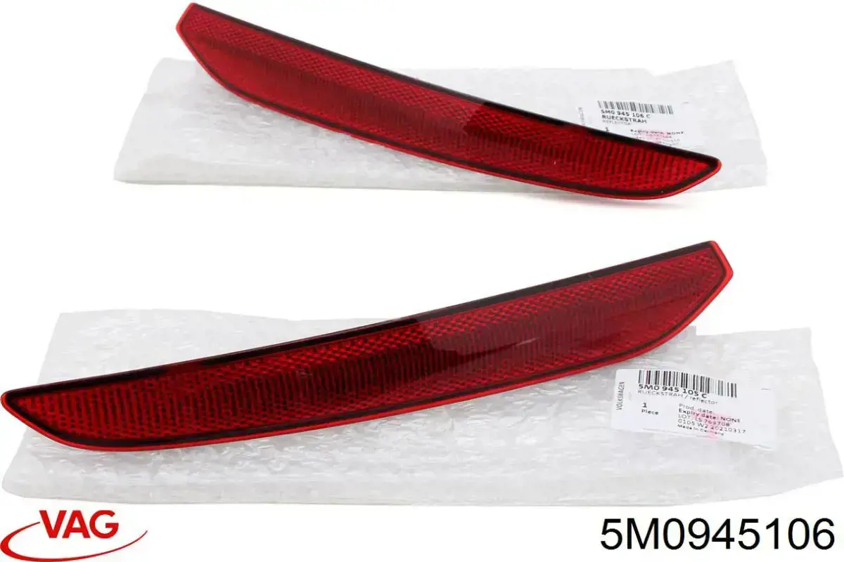 Comprar 5M0945106 VAG Reflector del parachoques trasero derecho