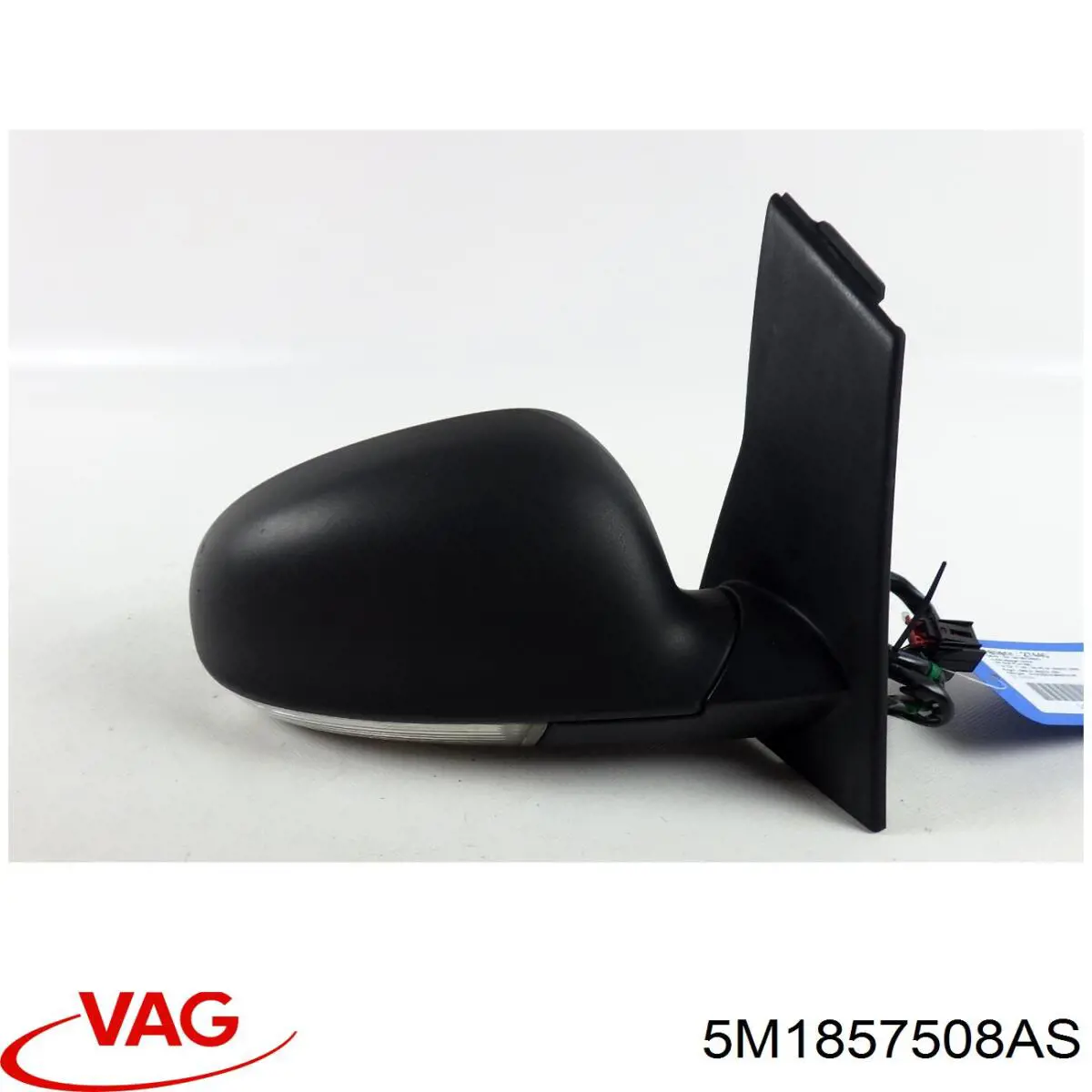 Espejo de retrovisor derecho 5M1857508AS VAG