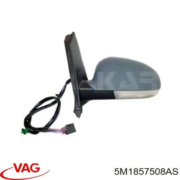 Espejo retrovisor derecho VAG 5M1857508AS precio, desde 81,31 EUR