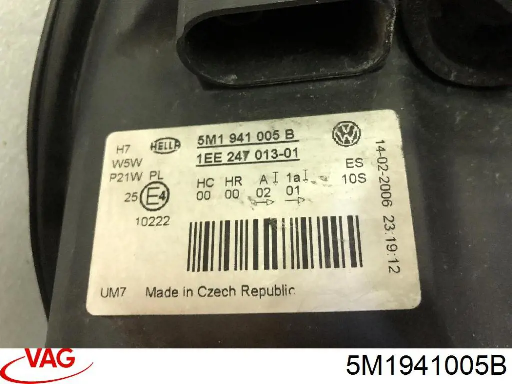Comprar 5M1941005B VAG Faro delantero izquierdo