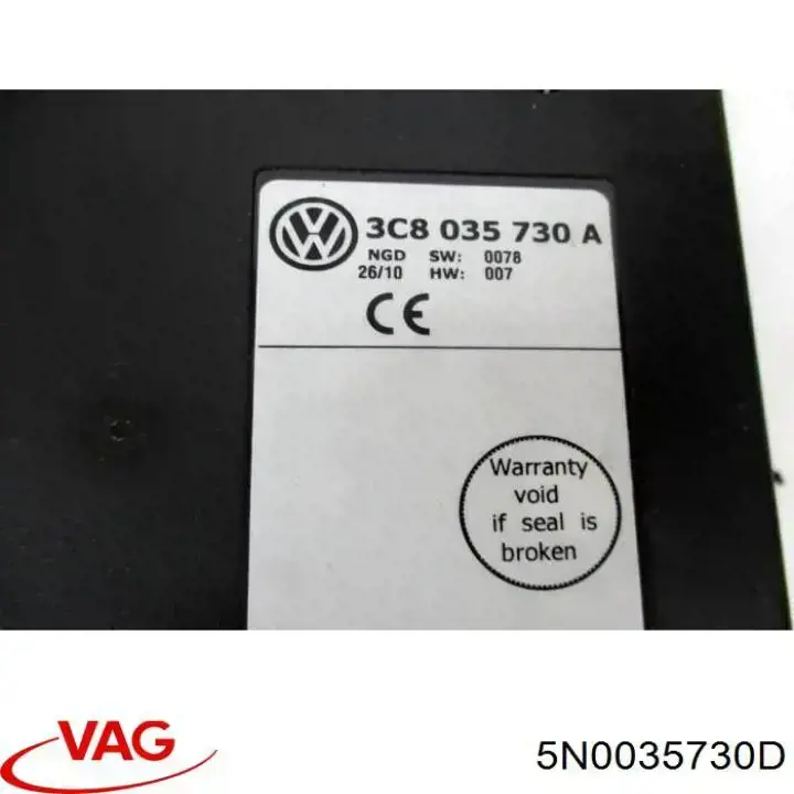 Comprar 5N0035730D VAG Unidad de control Bluetooth