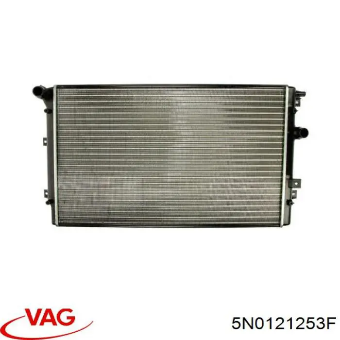 5N0121253F VAG radiador refrigeración del motor