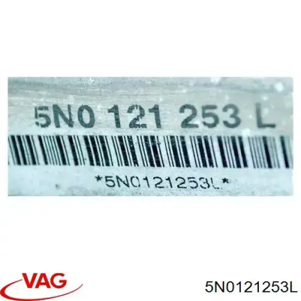 Radiador 5N0121253L VAG