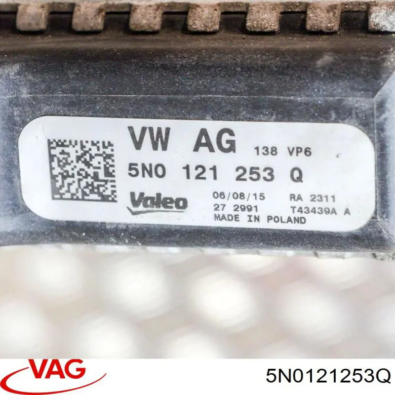 5N0121253Q VAG Refrigeración del motor