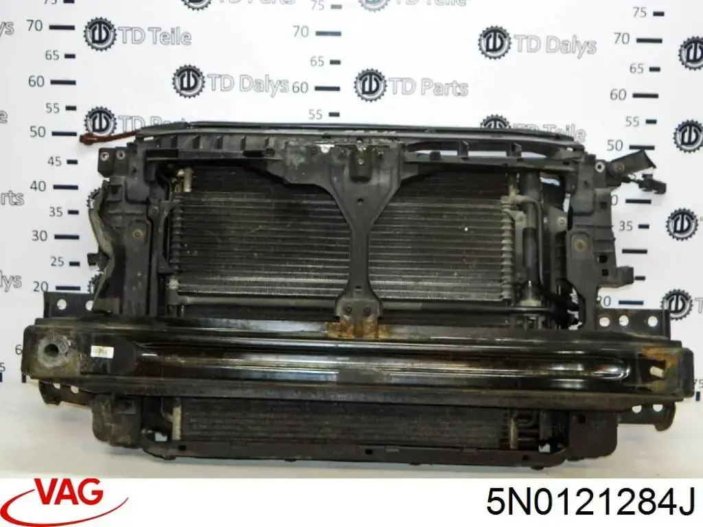 Deflector de aire del radiador izquierdo 5N0121284J VAG