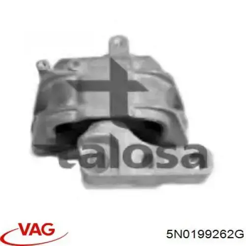 5N0199262G VAG Soporte de motor derecho
