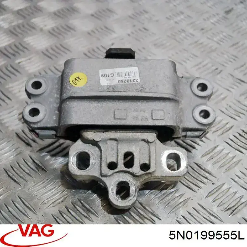 5N0199555L VAG soporte motor izquierdo