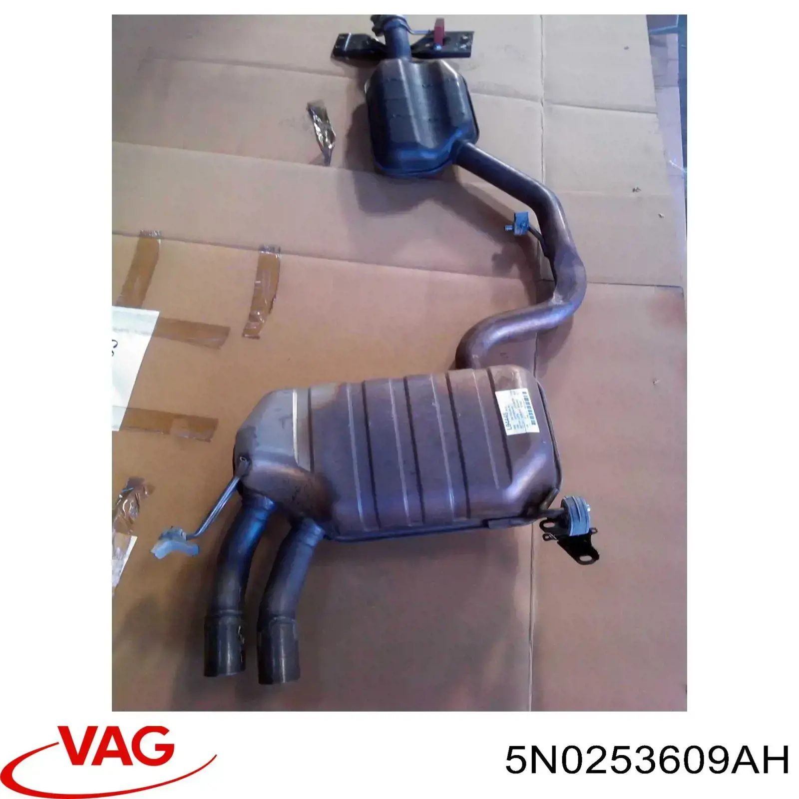 Silenciador trasero VAG 5N0253609AH precio, desde 118,11 EUR